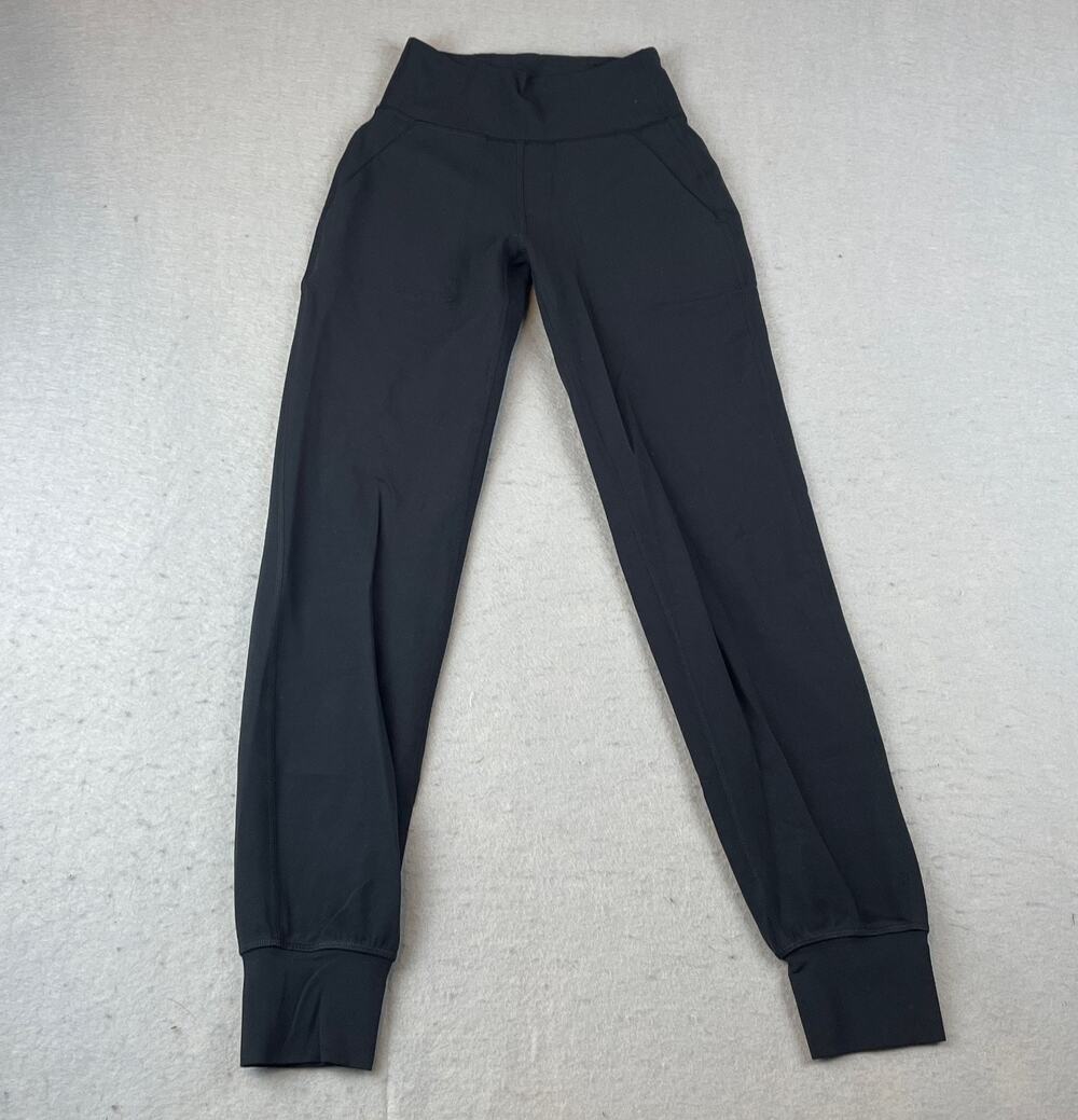 Lululemon Align High-Rise Joggers Womens Sz 2 Black Nulu
